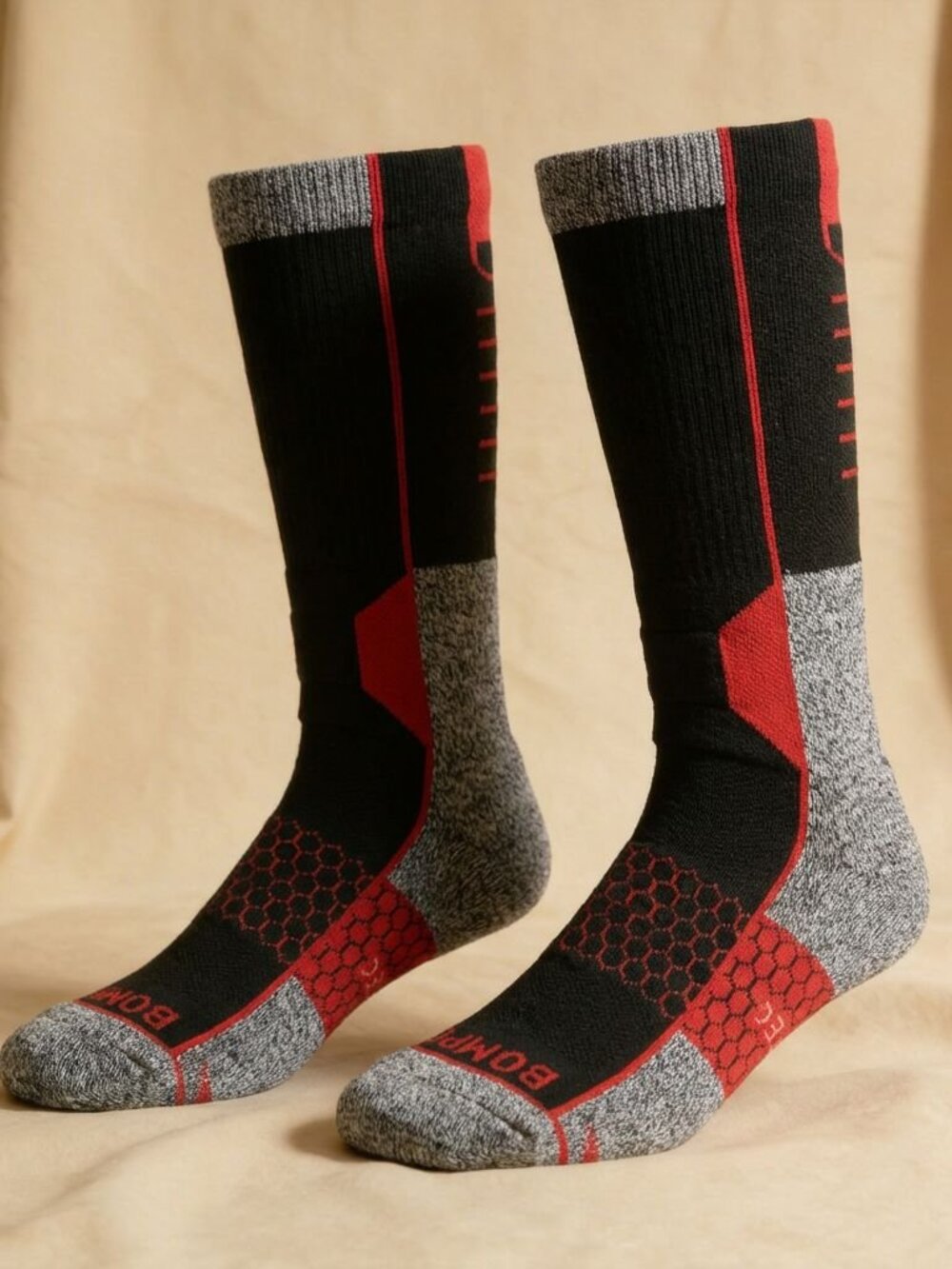 Bombas Calf Socks Comfortable Stylish Design - Size L